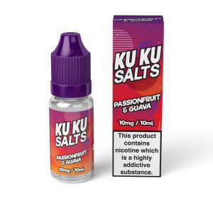 Product Image for Passionfruit and Guava Nic Salts 10ml/ 10mg by Kuku Juice