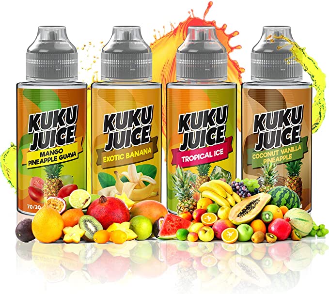 Tropical Four Pack Premium Ecig Vape Juice